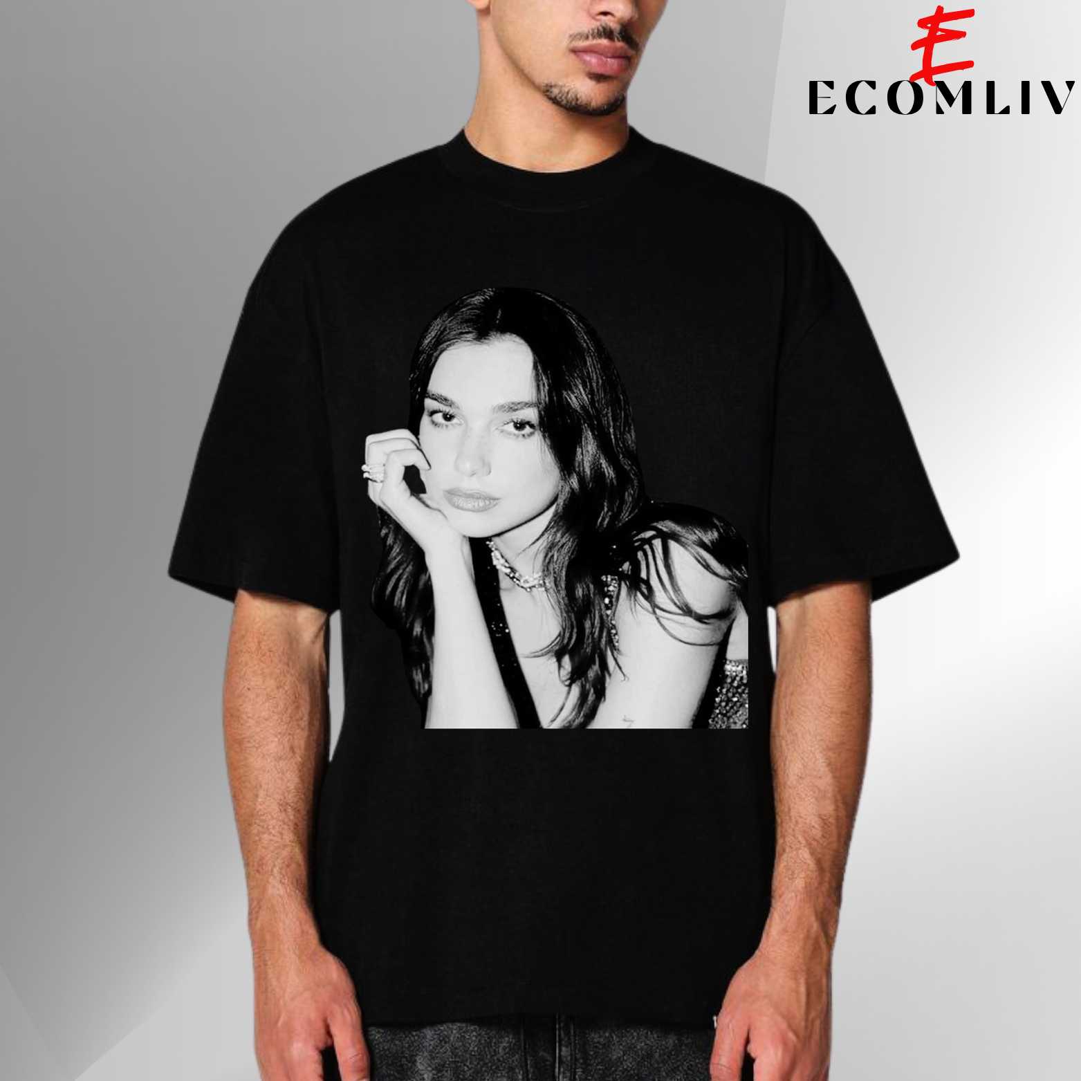 Dua Lipa Vintage T Shirt, Unisex Pop Star Tee, Fan Collector Gift
